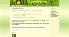 Desktop Screenshot of naturpfad.info